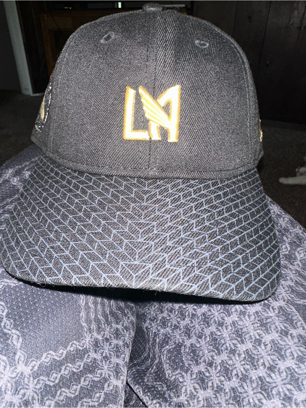 LA GALAXY Black and Gold Cap